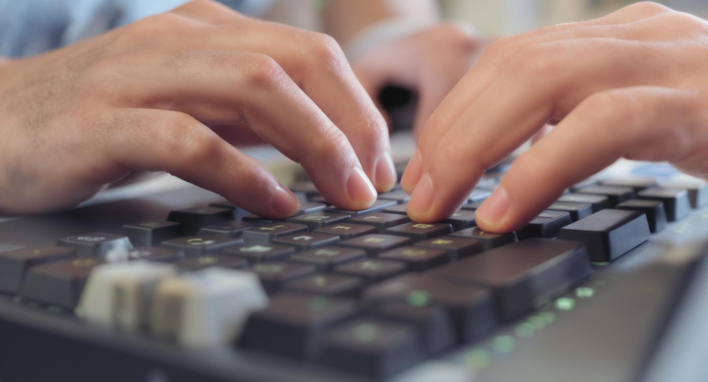 Keyboard Typing Sound Effect - AI generated from text description