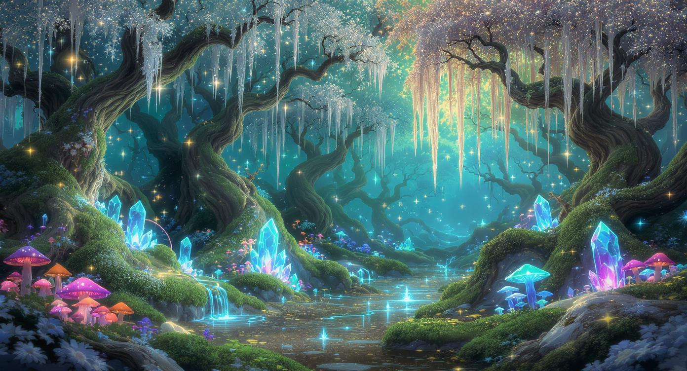 Enchanted Forest Sound Effect - AI generated from text description